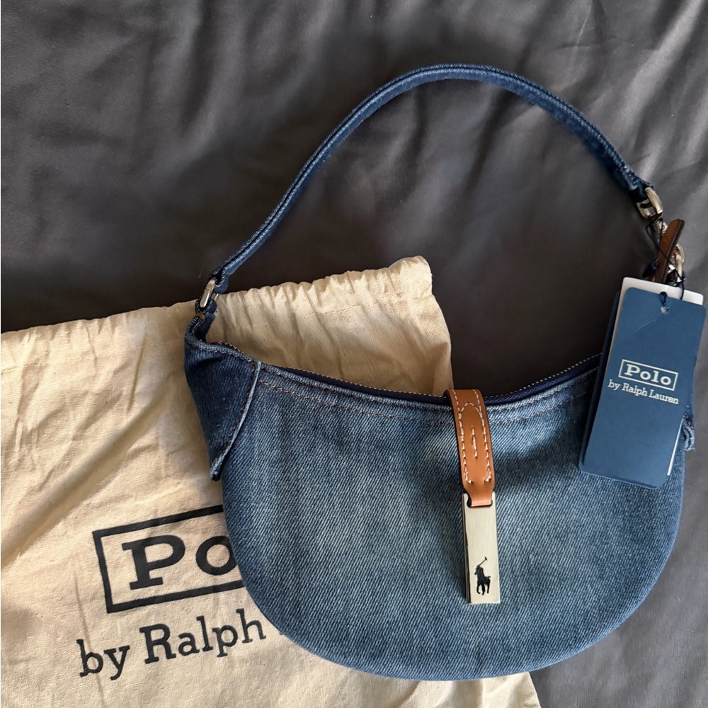 Chic and rare ID Blue Denim Shoulder Bag